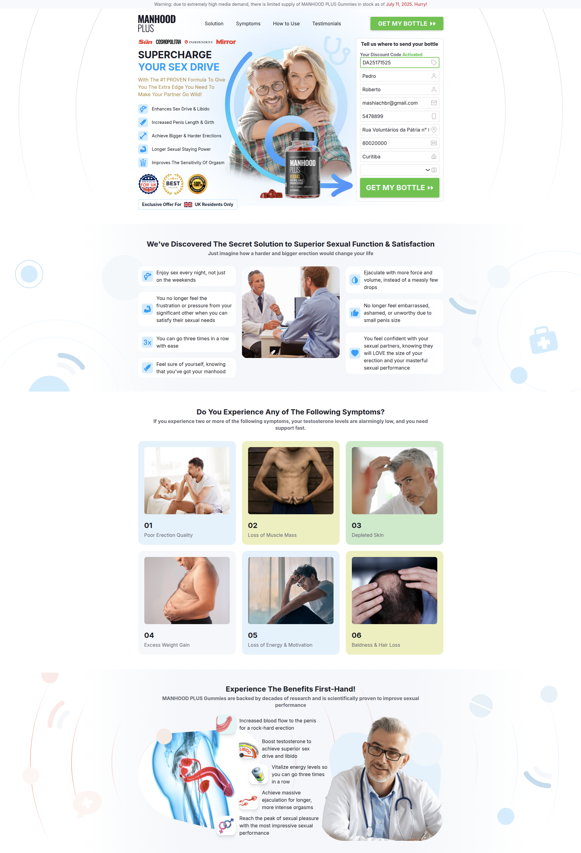 Manhood Plus Gummies